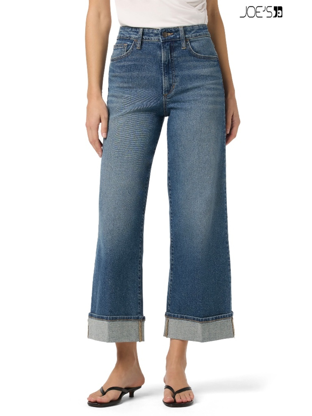 JOE'S NWT WIDE LEG ANKLE HIGH WAIST CUFFED GERTRUDE JEAN. SIZE 29
